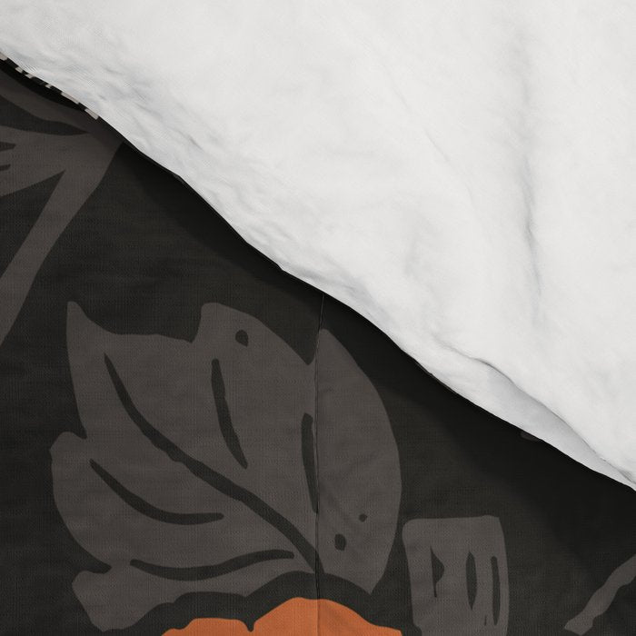Pumpkin Fall Floral Comforter Gallery Image 4