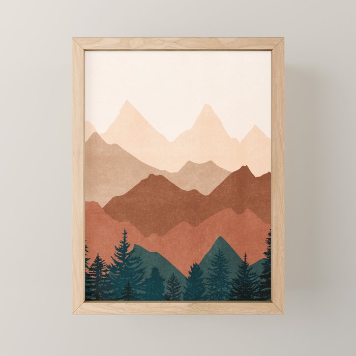 Sunset 01 Mini Art Print Gallery Image 1