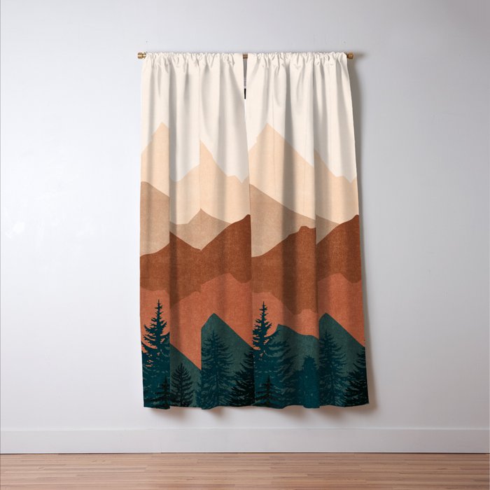 Sunset 01 Window Curtain Gallery Image 3