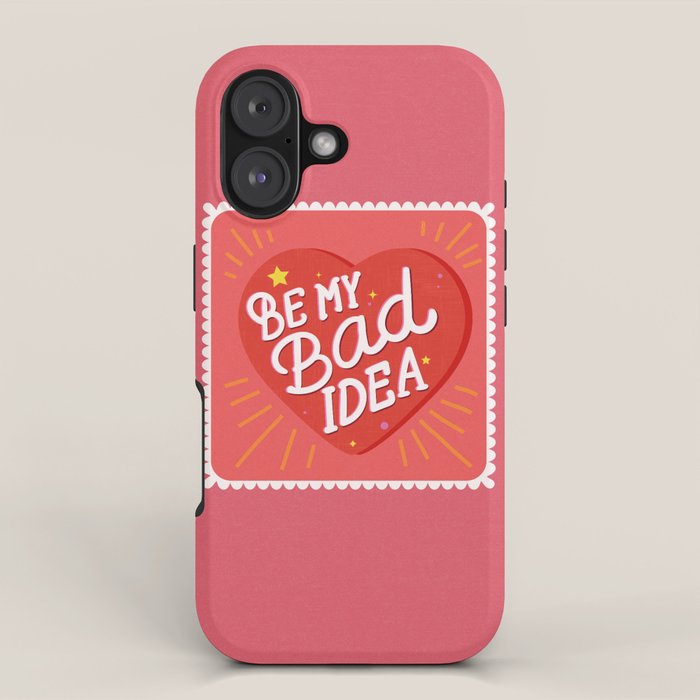 Be My Bad Idea Heart Art iPhone Case Gallery Image 1