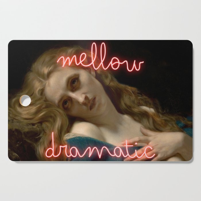 Mellow Dramatic - Mental Health Humor Cutting Board Gallery Image 1
