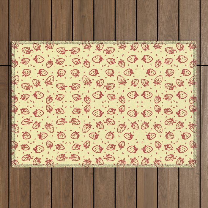 Strawberry Sundae Outdoor Rug Gallery Image 1