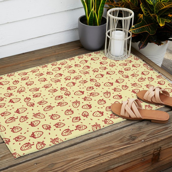 Strawberry Sundae Outdoor Rug Gallery Image 2