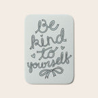 Be Kind To Yourself in Blue Bath Mat Gallery Image 1