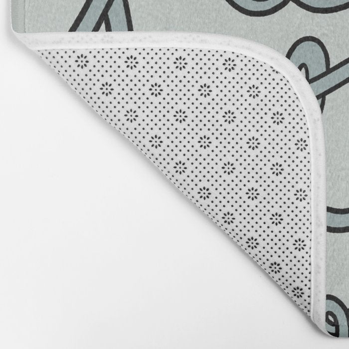 Be Kind To Yourself in Blue Bath Mat Gallery Image 2