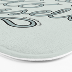 Be Kind To Yourself in Blue Bath Mat Gallery Image 3