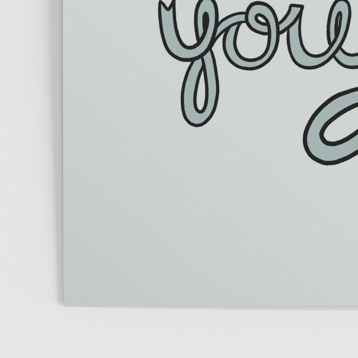 Be Kind To Yourself in Blue Poster Gallery Image 3