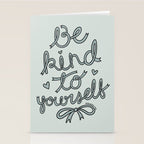 Be Kind To Yourself in Blue Stationery Card Gallery Image 2