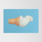 Cat Ice Cream - Blue Rug Gallery Image 2