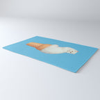 Cat Ice Cream - Blue Rug Gallery Image 3