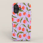 Cherries and Stripes iPhone Case Gallery Image 1