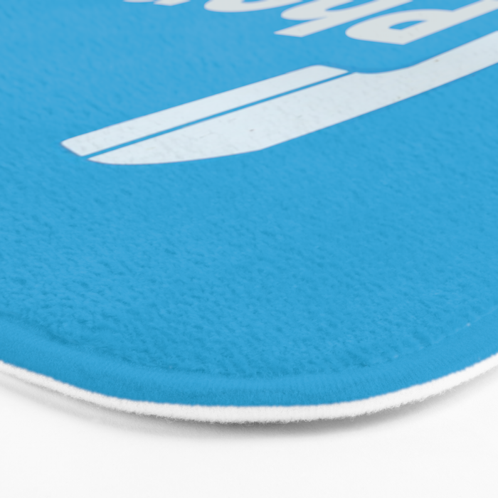 Vintage Pay Phone Booth Old School Retro Telephone Blue Sign Bath Mat Gallery Image 3