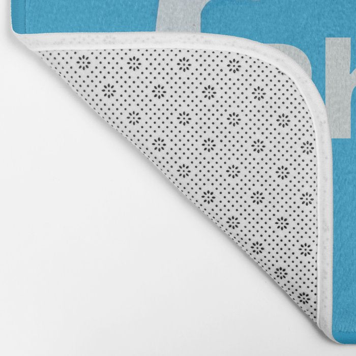 Vintage Pay Phone Booth Old School Retro Telephone Blue Sign Bath Mat Gallery Image 2