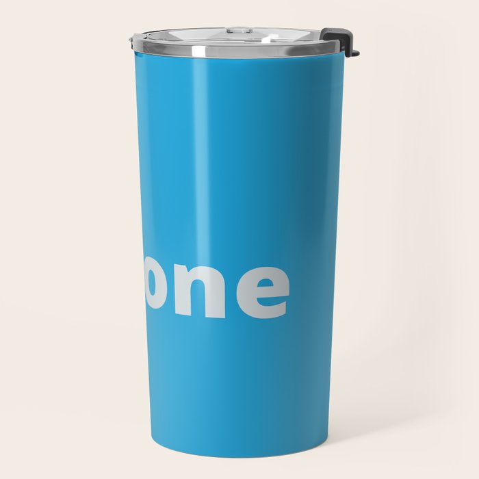 Vintage Pay Phone Booth Old School Retro Telephone Blue Sign Travel Mug Gallery Image 2