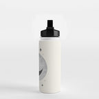Moon Sparkle BW - Celestial Water Bottle Gallery Image 2