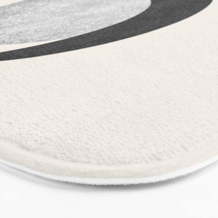 Moon Sparkle BW - Celestial Bath Mat Gallery Image 3