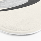 Moon Sparkle BW - Celestial Bath Mat Gallery Image 3
