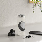 Moon Sparkle BW - Celestial Water Bottle Gallery Image 4