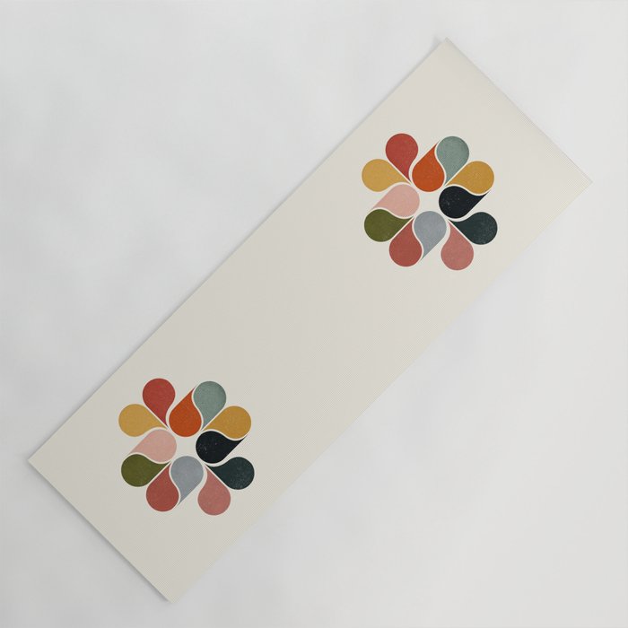 Abstract modern art Yoga Mat Gallery Image 1