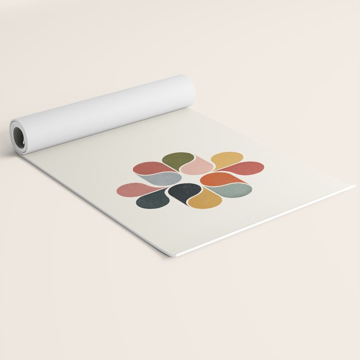 Abstract modern art Yoga Mat Gallery Image 2