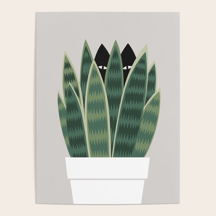Cat and Plant 22: Sneak Plant Poster Gallery Image 4