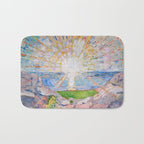 The Sun 1911 Edvard Munch Bath Mat Gallery Image 1