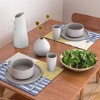 Beach Horizon Lines gold blue Placemat Gallery Image 2