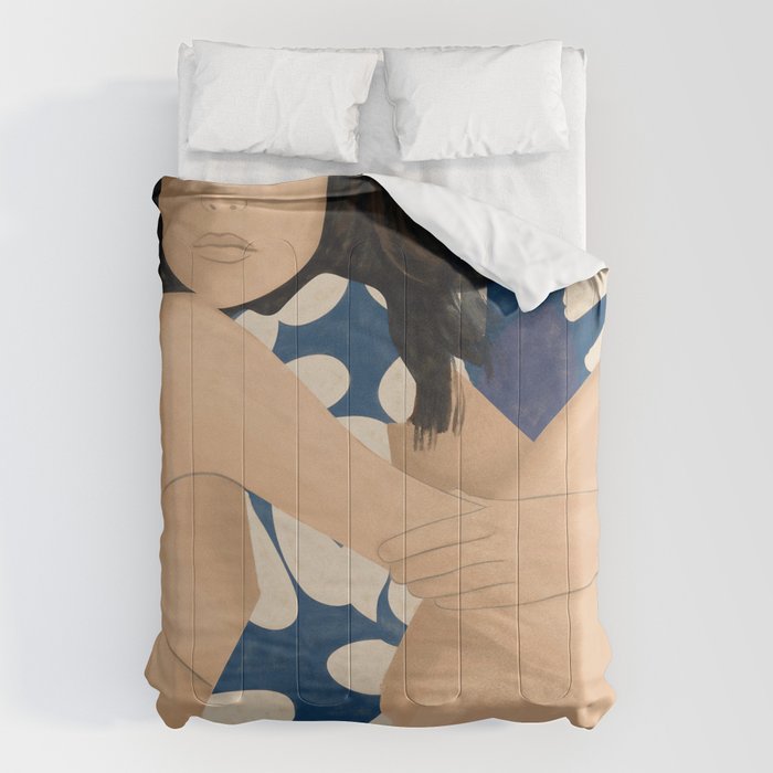 Abstract Art Female Figure 34 Comforter Gallery Image 6