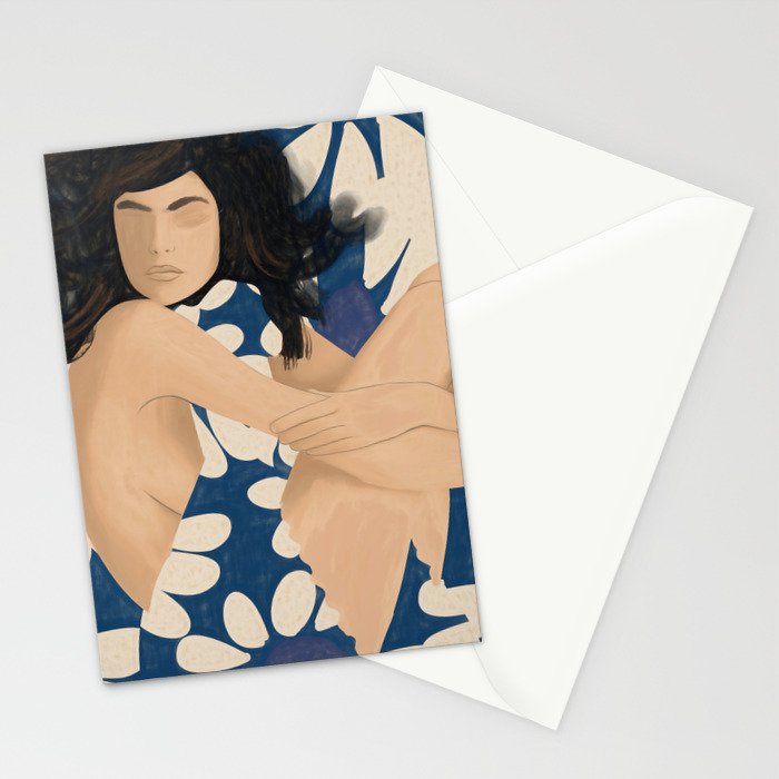 Abstract Art Female Figure 34 Stationery Card Gallery Image 2