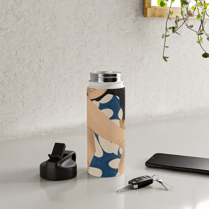 Abstract Art Female Figure 34 Water Bottle Gallery Image 4