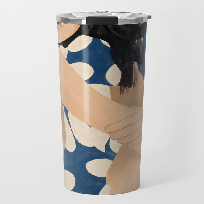 Abstract Art Female Figure 34 Travel Mug Gallery Image 1