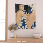 Abstract Art Female Figure 34 Wall Tapestry Gallery Image 2