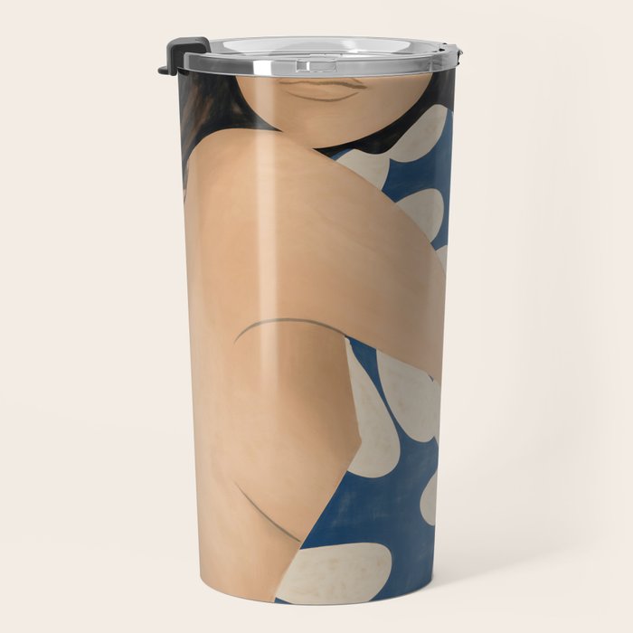 Abstract Art Female Figure 34 Travel Mug Gallery Image 3