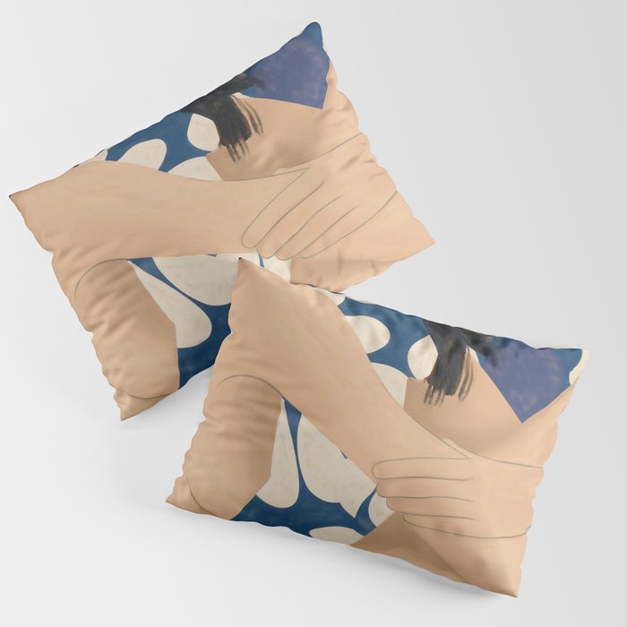 Abstract Art Female Figure 34 Pillow Sham Gallery Image 3