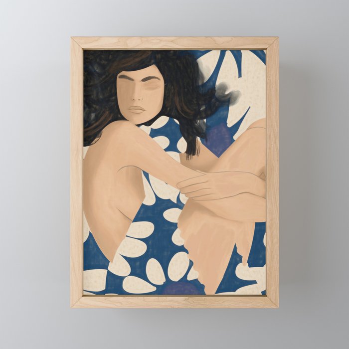 Abstract Art Female Figure 34 Mini Art Print Gallery Image 1