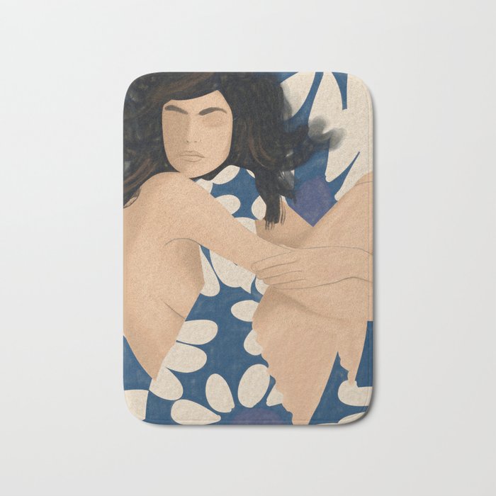 Abstract Art Female Figure 34 Bath Mat Gallery Image 1