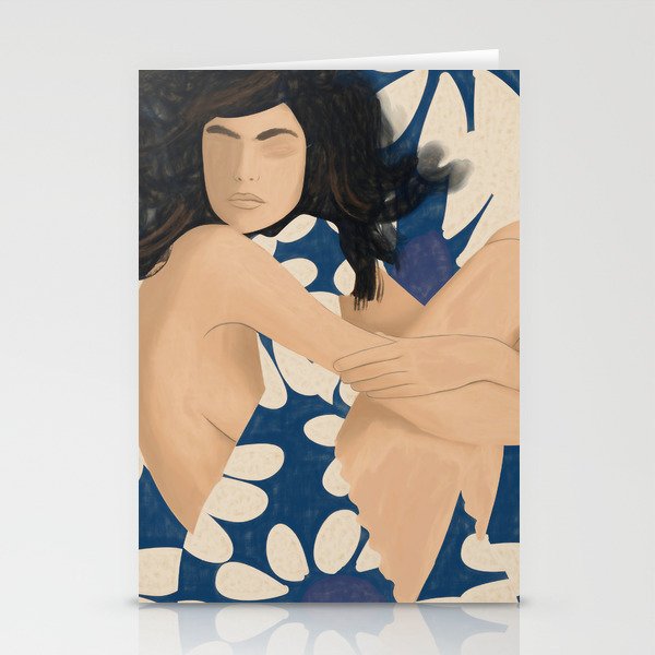 Abstract Art Female Figure 34 Stationery Card Gallery Image 2
