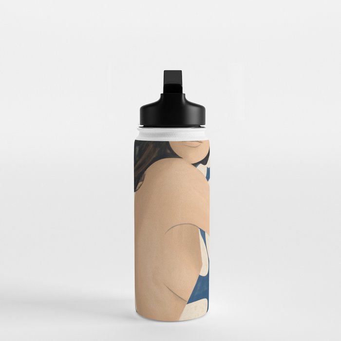 Abstract Art Female Figure 34 Water Bottle Gallery Image 3
