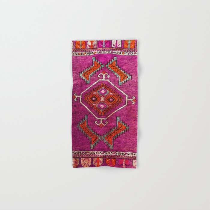vintage Moroccan carpet Bath Towel Gallery Image 1