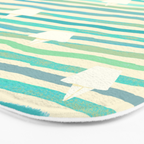 Whimsical Paper Boats Bath Mat Gallery Image 3