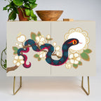 Snake and flowers 2 Credenza Gallery Image 1