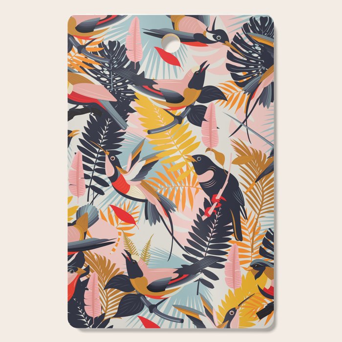 Paradise Birds II. Cutting Board Gallery Image 1