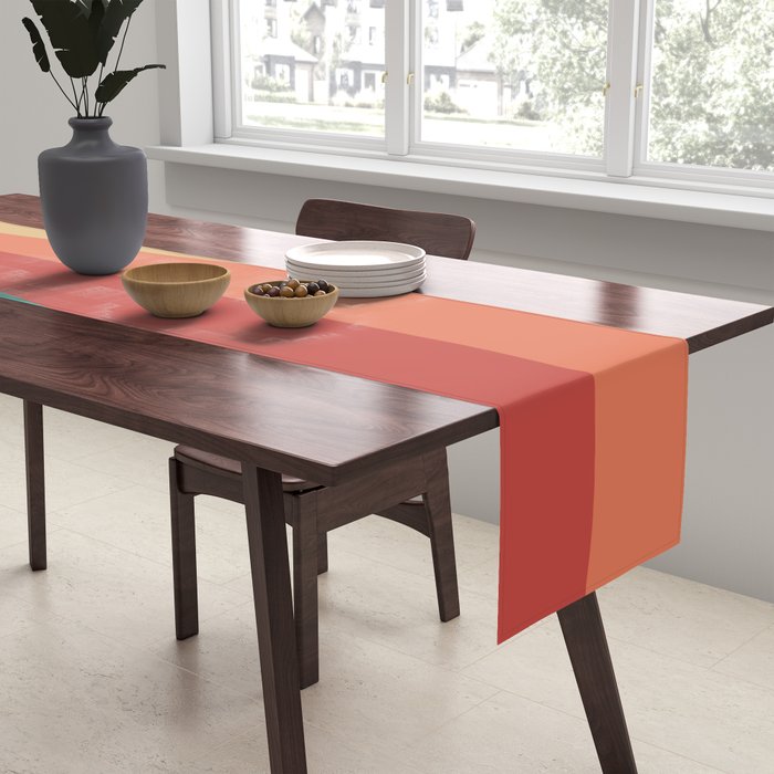 Cat Landscape 48 Table Runner Gallery Image 2