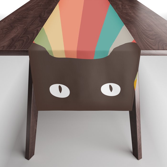 Cat Landscape 48 Table Runner Gallery Image 1