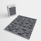 Balinese Bat Colony Print - Gray Jigsaw Puzzle Gallery Image 2