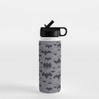 Balinese Bat Colony Print - Gray Water Bottle Gallery Image 1