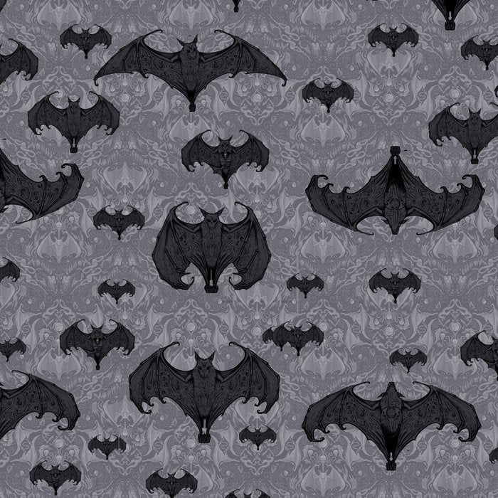 Balinese Bat Colony Print - Gray Coffee Mug Gallery Image 2