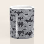 Balinese Bat Colony Print - Gray Coffee Mug Gallery Image 4