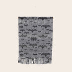 Balinese Bat Colony Print - Gray Wall Hanging Gallery Image 1