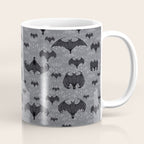 Balinese Bat Colony Print - Gray Coffee Mug Gallery Image 1